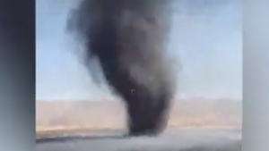 Tornadă uriașă la Vaslui! S-a întâmplat exact când pompierii... VIDEO
