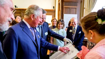 Prințul Charles a vizitat astăzi Institutul Cultural Român din Londra