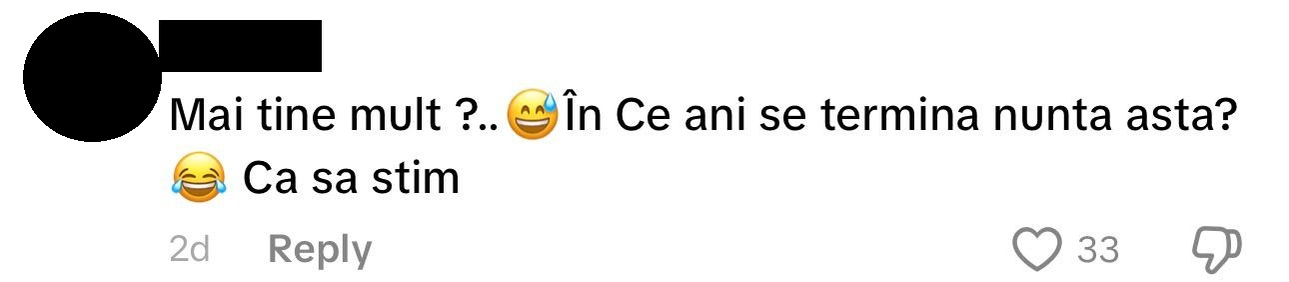Cele mai virale reacții despre ”nunta de 40 de zile”, care a înnebunit internetul: ”Până se termină nunta asta, o fac și eu pe a mea”