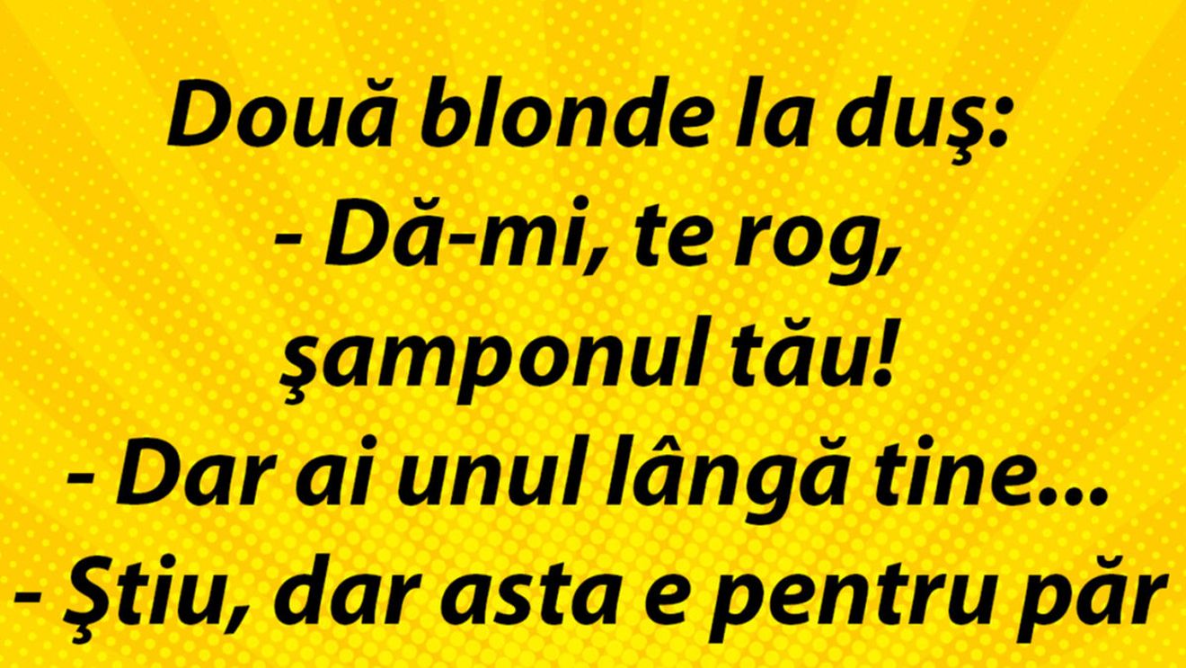 Bancul dimineții | Două blonde la duș