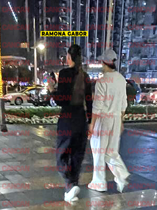 Ramona Gabor, la promenadă pe la Burj Khalifa.