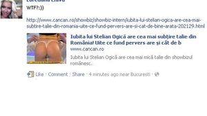 Loredana Chivu este geloasa pe fundul unei tinere din showbiz? Uite ce a postat pe Facebook!