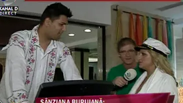 VIDEO Intalnire soc intre Sanziana Buruiana si admiratorul ei, Marius Baldovin! Vezi ce a iesit intre cei doi si daca mai are de gand cantaretul sa se sinucida!