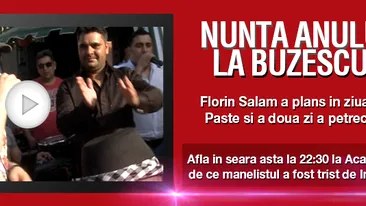 Florin Salam a plans in ziua de Paste iar a doua zi a petrecut la o nunta traditionala tiganeasca de la Buzescu!