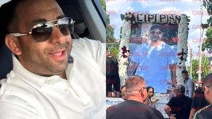 Imaginea care vorbește dincolo de cuvinte. Cum a ”vegheat” Emi Pian înmormântarea fratelui Ciprian