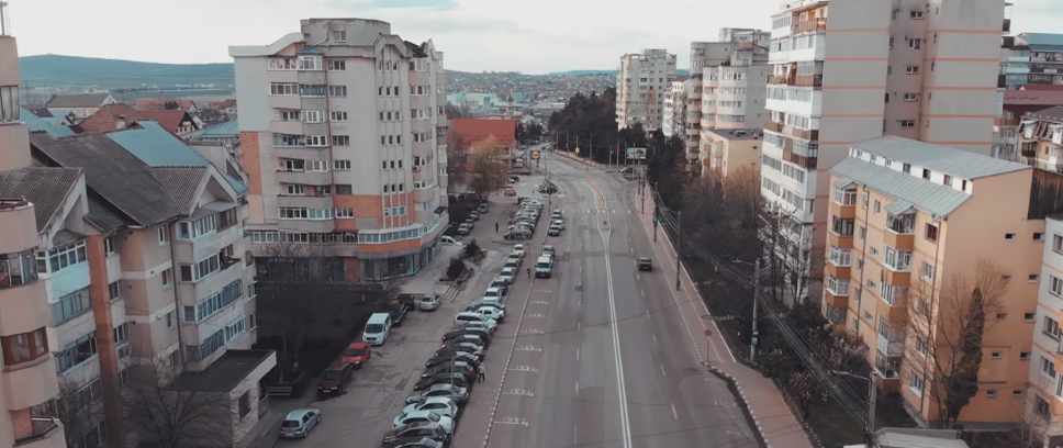 Imagini apocaliptice cu Suceava în a doua zi de carantină totală! Cum se vede orașul din dronă