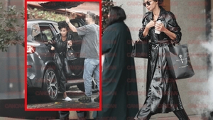 Ghenea-i Ghenea! Chiar și cu bigudiuri și-n papuci. După un weekend fierbinte pe cameră la Athenee Palace, diva a ieșit în sfârșit prin oraș