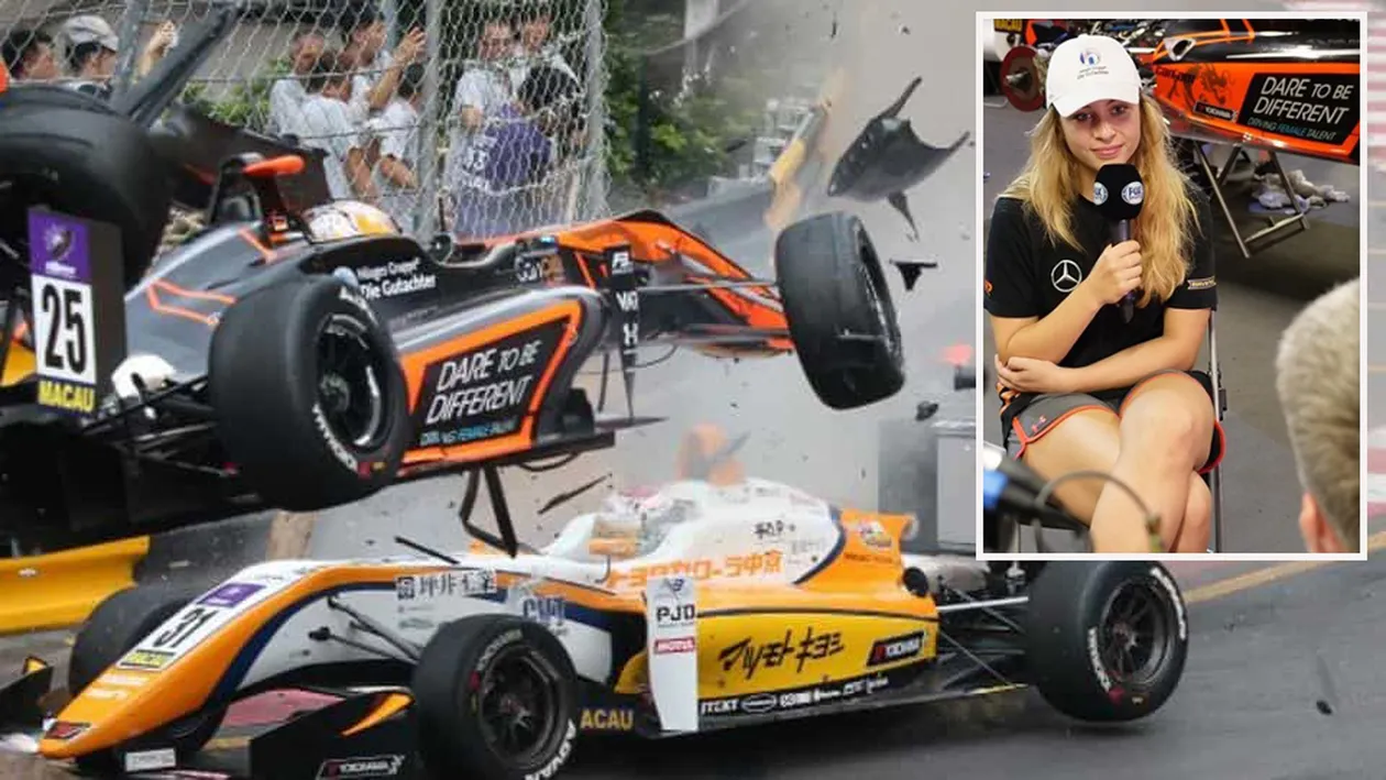 Informații de ultimă oră despre Sophia Floersch, cel mai sexy pilot de curse, care are și-a zdrobit mașina la 270 km/h