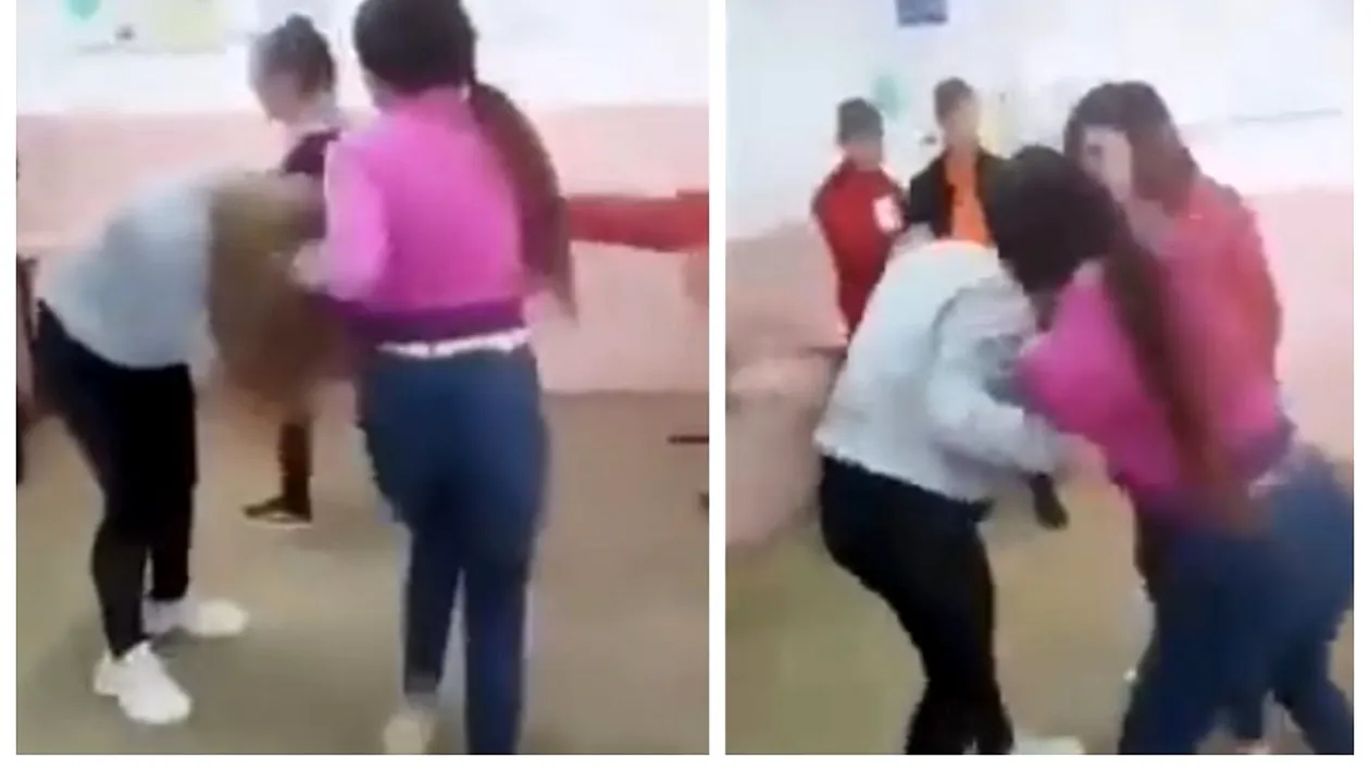 Scene de coșmar într-o școală din Botoșani! O elevă a fost bătută și umilită sub ochii colegilor care filmau nepăsători