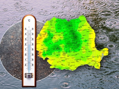Prognoza meteo azi, 10 septembrie 2026. Temperaturi de 22 de grade noaptea. Zonele vizate de ploi și descărcări electrice