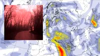 România, lovită de ”ploaia însângerată”. Fenomenul meteo bizar va apărea înainte de Paște