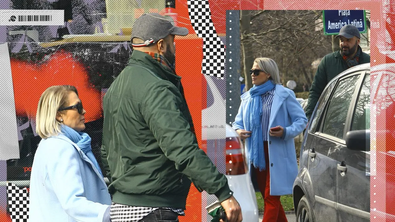 Mirela Vaida & soțul țin aprinsă “flacăra iubirii”. Cum am fotografiat-o pe prezentatoarea de la “Acces Direct” la un prânz romantic înainte de emisiune