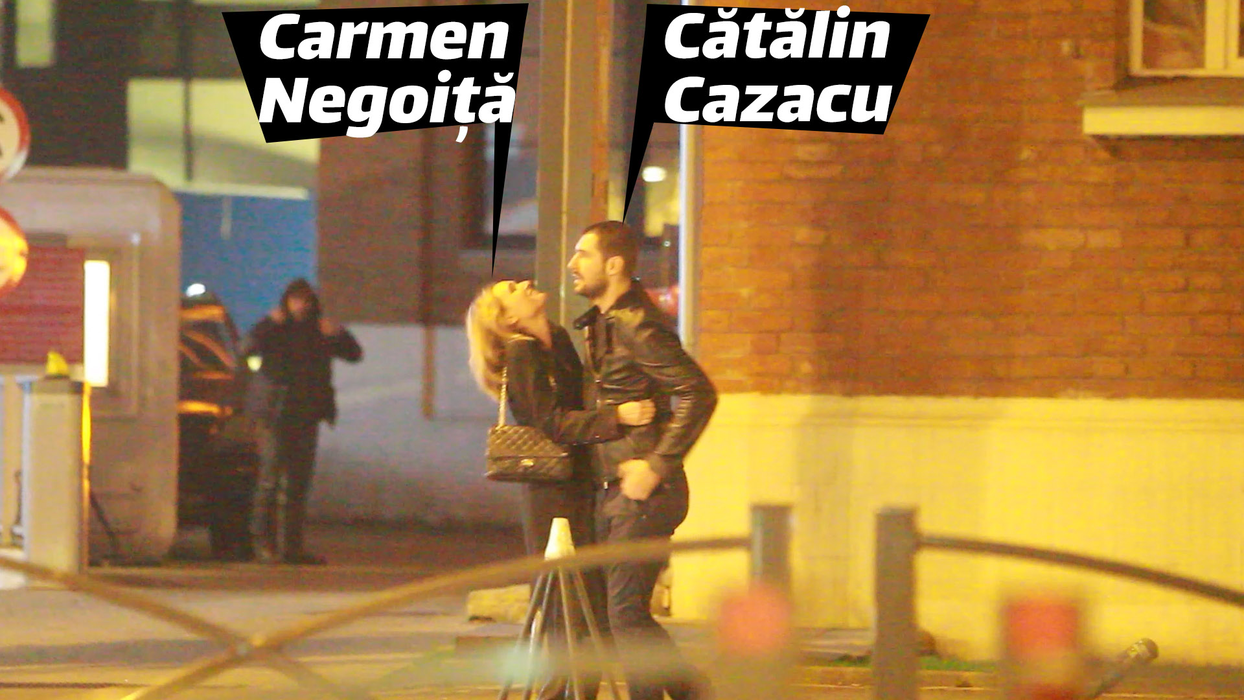 Cătălin Cazacu și Carmen Negoiță, îmbrățișări la 6 dimineața