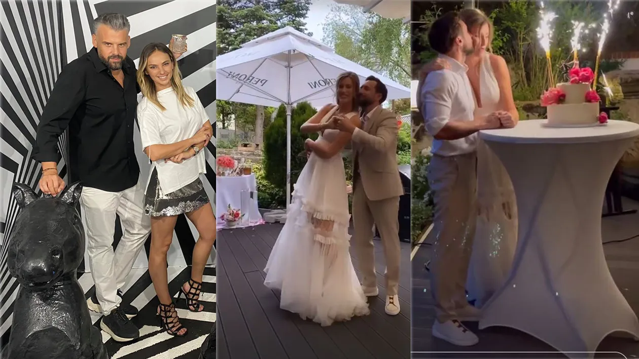 Roxana Ionescu și Tinu Vidaicu sunt nașii Gabrielei Prisăcariu și ai lui Dani Oțil! Cum au fost dați de gol cei 4 buni prieteni