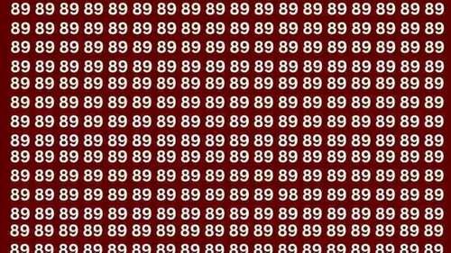 Iluzia optică ce îți testează atenția | Găsește numărul 98 în maximum 5 secunde