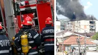 De-a râsu'-plânsu'! Pompierii din Huși au ajuns urgent, pentru a stinge un bloc în flăcări, însă au uitat un lucru esențial
