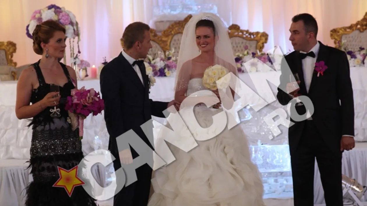 Nimeni n-a avut curaj s-o fure pe mireasa fiului milionarului sibian Ghise! Nici macar de pantof nu s-au atins! Afla cum au petrecut invitatii la nunta de peste 250.000 de euro!