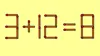 Test de inteligență | Mutați un singur chibrit pentru a corecta 3 + 12 = 8
