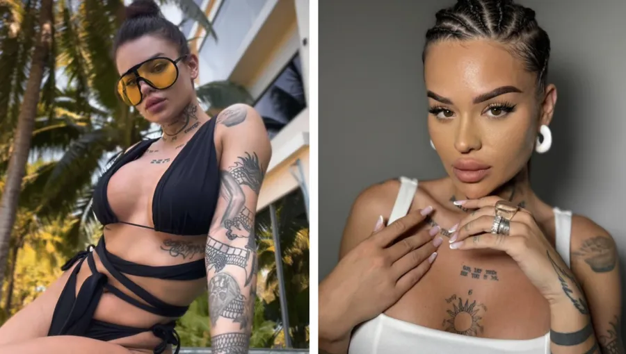 Diandra înainte și după Insula Iubirii/foto: Instagram