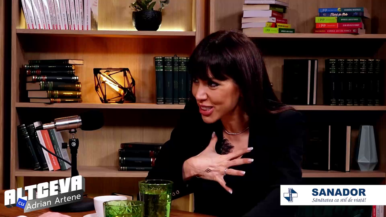 Denise Rifai este invitată în podcastul "ALTCEVA cu Adrian Artene", difuzat astăzi de la ora 19:00 (Foto: captură video)