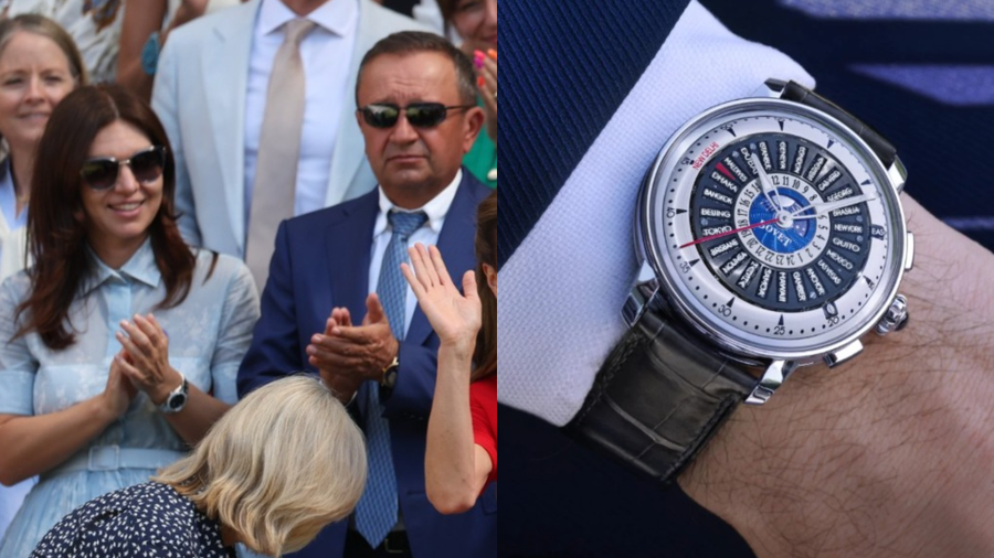 Cât costă ceasul lui Dorin Mateiu? Iubitul Simonei Halep s-a afișat cu bijuteria de lux la Wimbledon