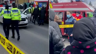 Accident cumplit în București! Două fetițe au fost spulberate de o mașină a Poliției în timp ce traversau strada