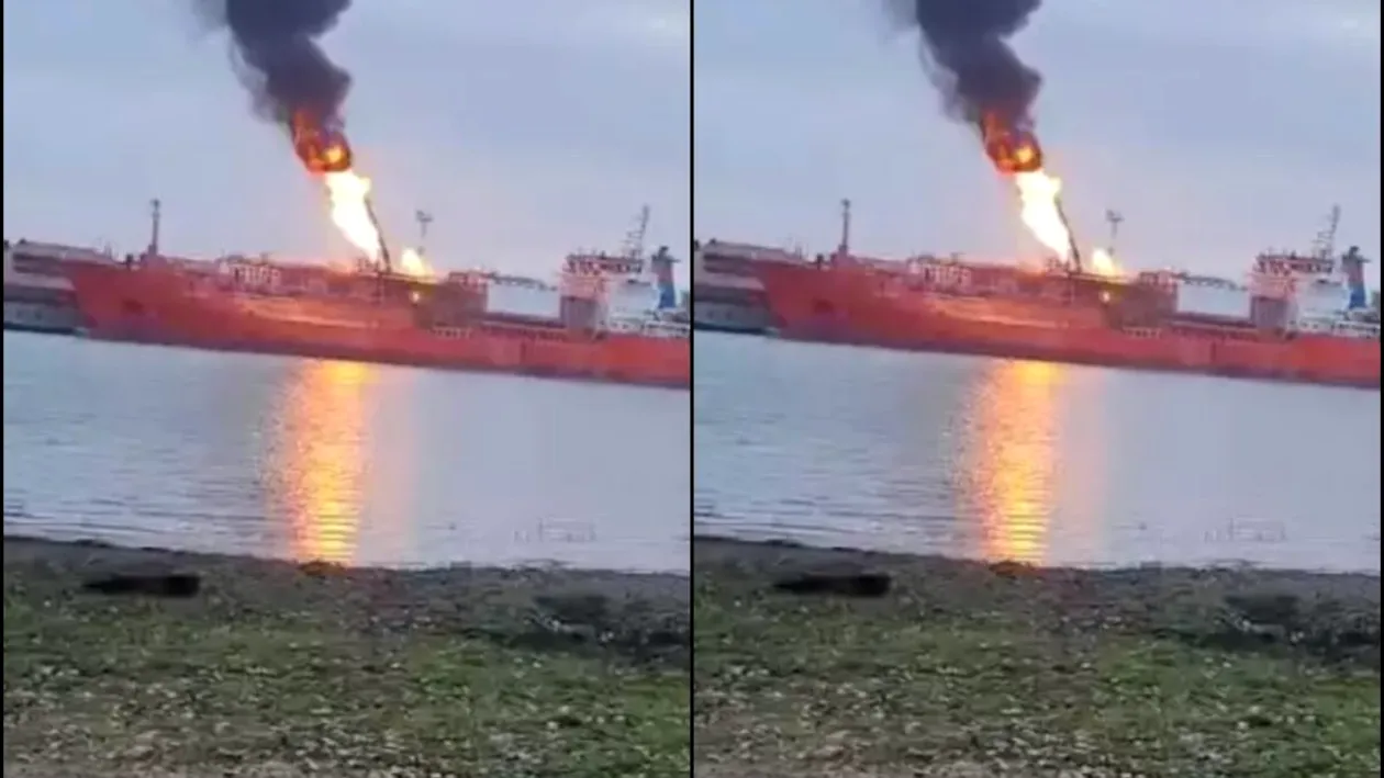 O localitate din România, evacuată în urma unui atac cu drone! O navă a fost lovită în timp ce trecea pe Dunăre