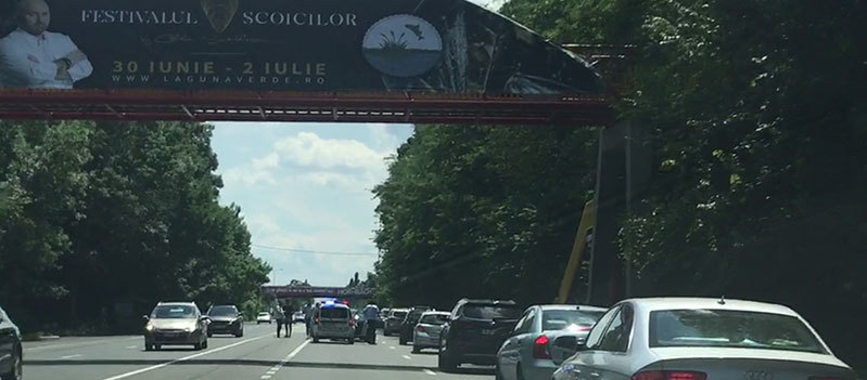 Accident pe DN 1, între Corbeanca şi Aeroportul Otopeni. Trei maşini au fost implicate