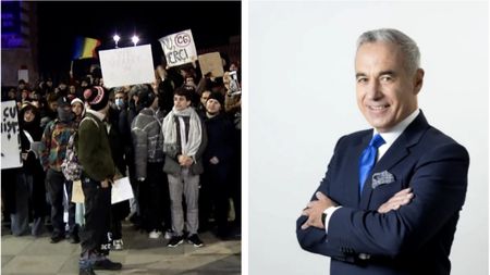 Protest în Capitală împotriva lui Călin Georgescu! „Nu poate reprezenta ceea ce am dorit noi în decembrie '89”