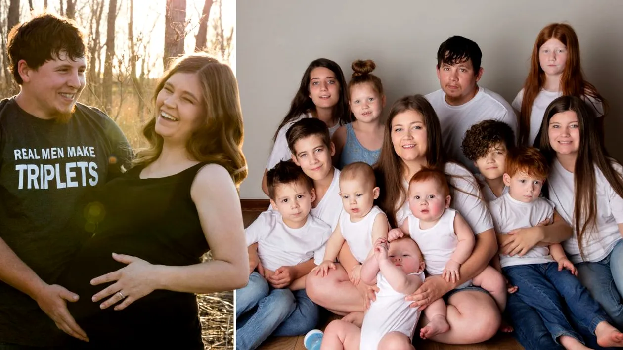 Ce a răspuns o mamă a 12 copii, după ce a fost întrebată de cârcotași dacă băieții și fetele ei au același tată