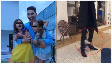 Imaginile care îl vor scoate din minți pe George Burcea! Ce face Victor Cornea cu fetițele lui și ale Andreei Bălan