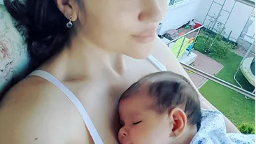 Cristina Şişcanu, fotografie emoţionantă cu micuţa Petra! Ce i-au spus prietenii...îl implică pe Mădălin Ionescu