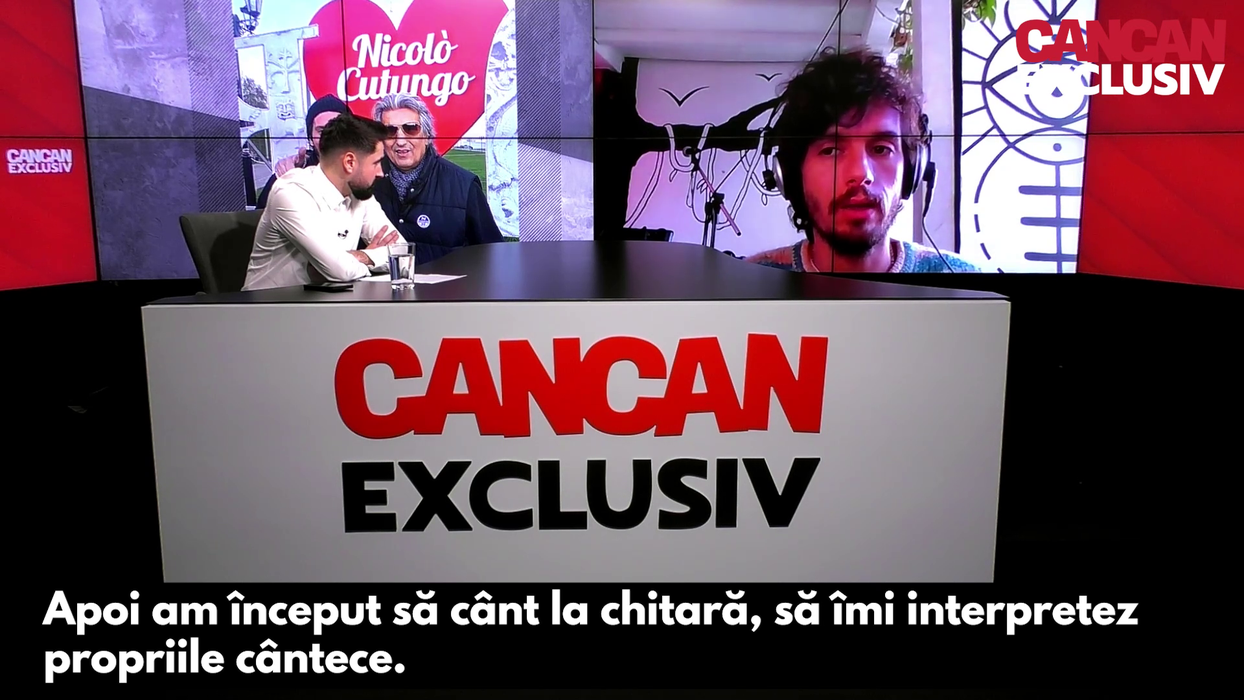 Nico, fiul lui Toto Cutugno, a făcut destăinuiri de suflet, în emisiunea CANCAN EXCLUSIV (Foto: captură video)