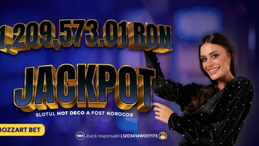 (P) Lovitură incredibilă la Mozzart Bet! Un jucător din Giurgiu a câștigat peste 1,2 MILIOANE RON cu doar 1 RON miză!