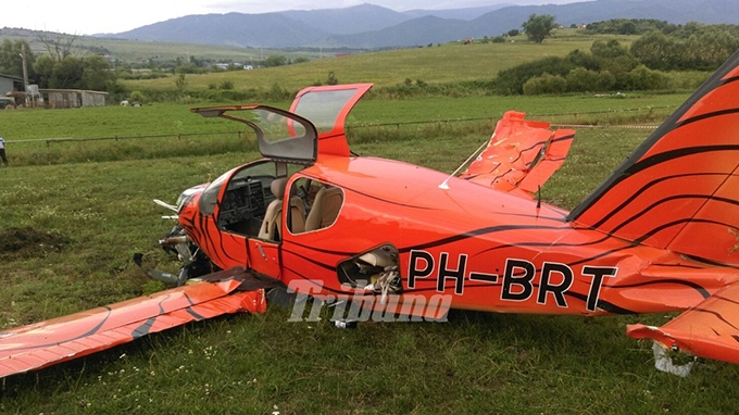 Un avion de mici dimensiuni s-a prăbuşit în zona Aerodromului Cisnădie, din judeţul Sibiu