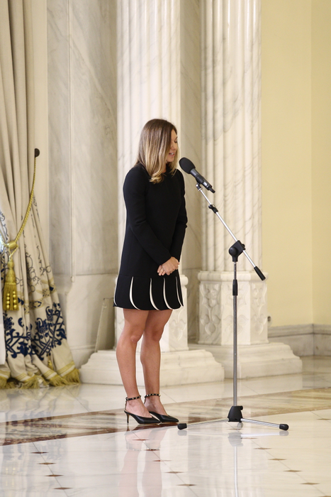 Simona Halep și-a „oficializat” relația cu Toni Iuruc în fața președintelui Klaus Iohannis! Primele imagini publice cu fericitul cuplu, la Palatul Cotroceni