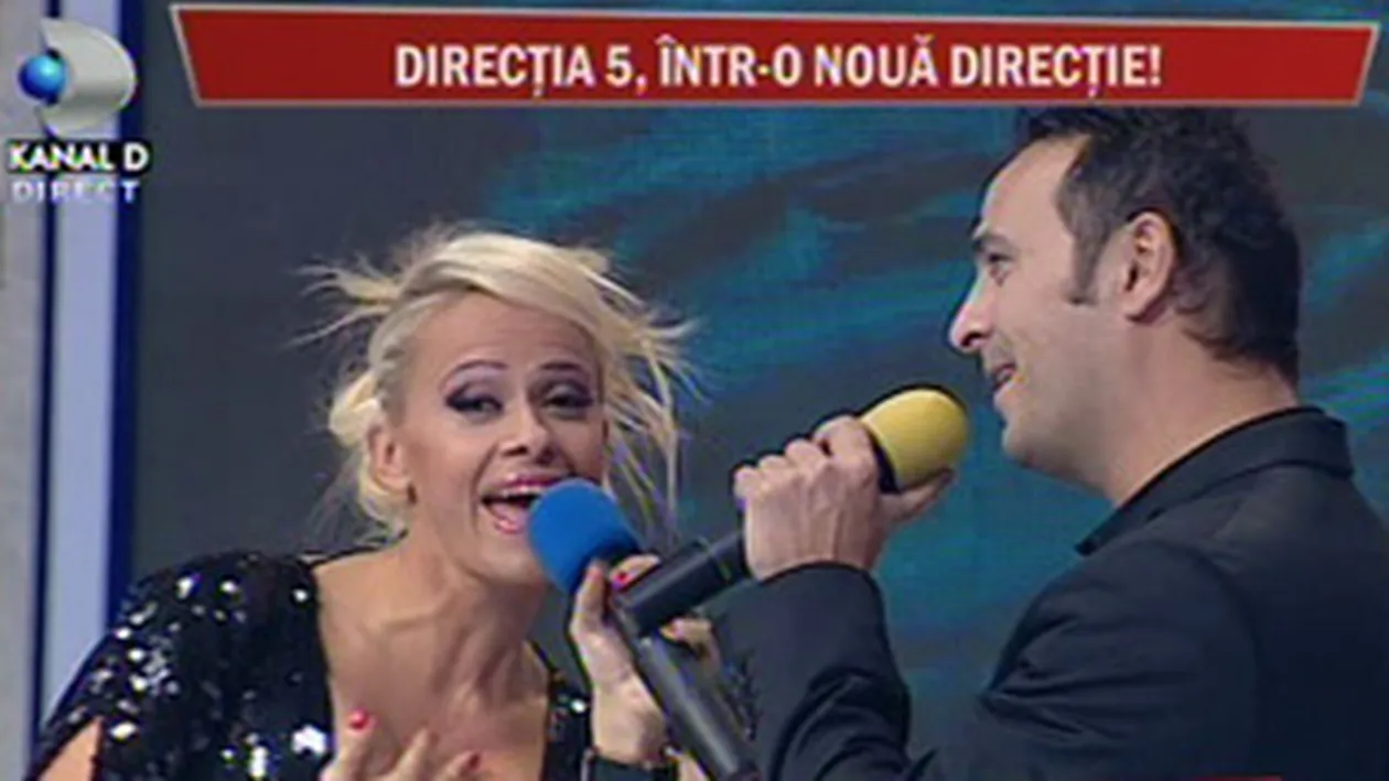 VIDEO Giulia Anghelescu, insarcinata in 8 luni, a cantat la CANCAN TV cu baietii de la Directia 5! Asculta aici melodiile lor de dragoste!