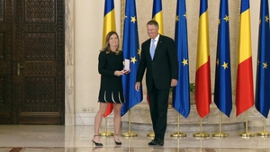 Simona Halep și-a "oficializat" relația cu Toni Iuruc în fața președintelui Klaus Iohannis! Primele imagini publice cu fericitul cuplu, la Palatul Cotroceni