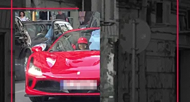 A scos Ferrari-ul la promenadă! Primele imagini cu Inna la volanul bolidului de sute de mii € primit cadou
