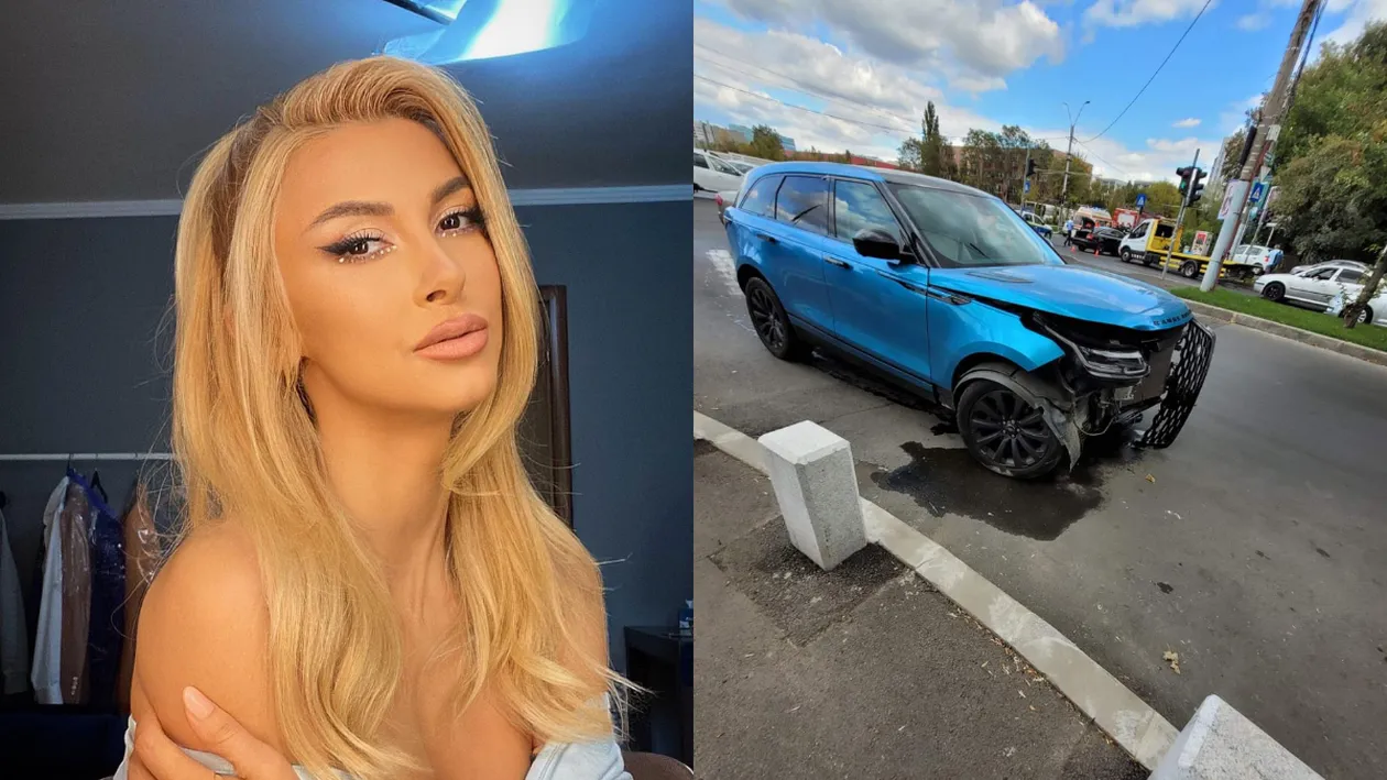 Andreea Bălan a fost implicată într-un accident rutier. Care este starea de sănătate a cântăreței