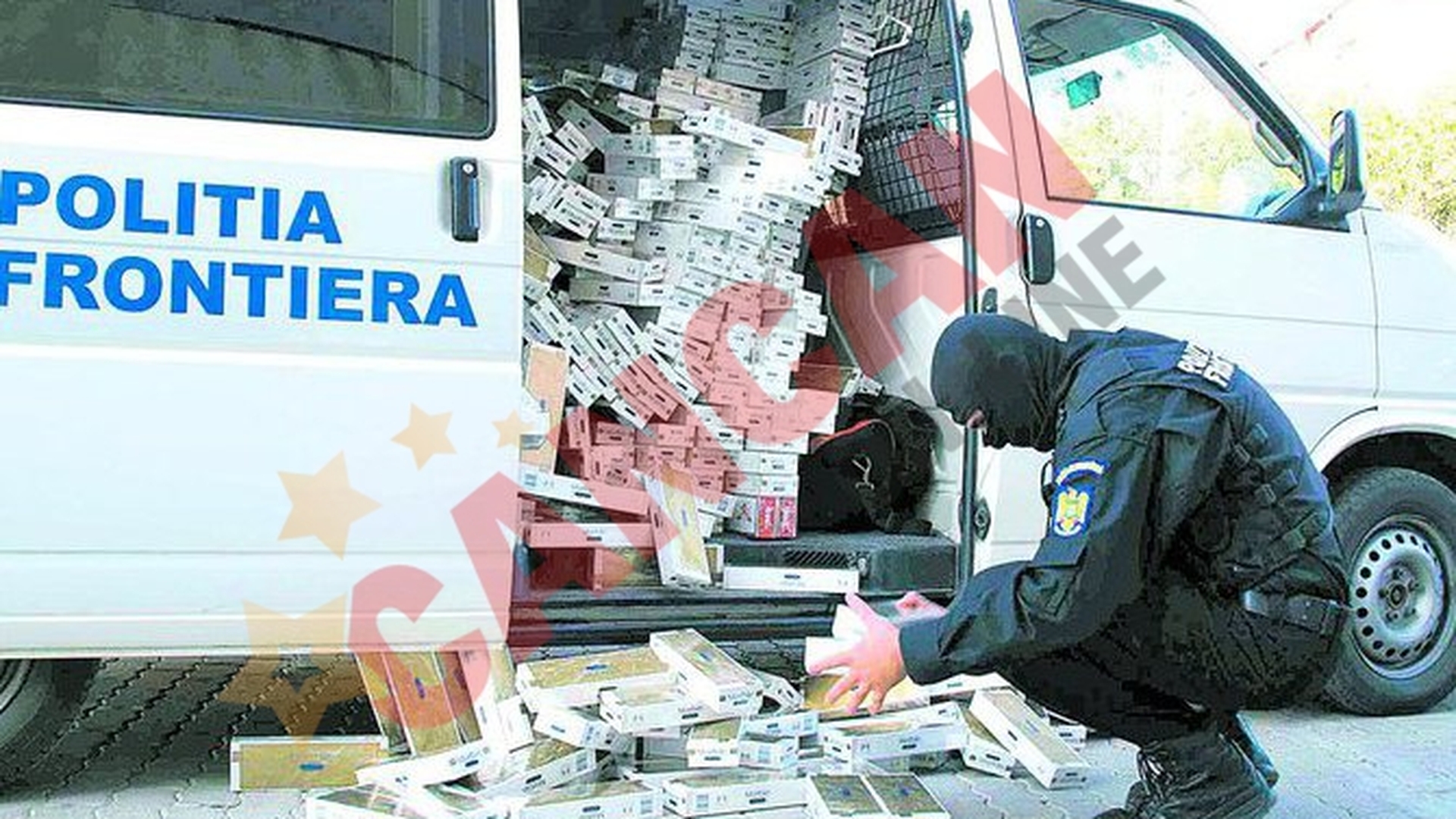 Doi traficanti de tigari ucrainieni, opriti cu focuri de arma de Politia de Frontiera maramureseana