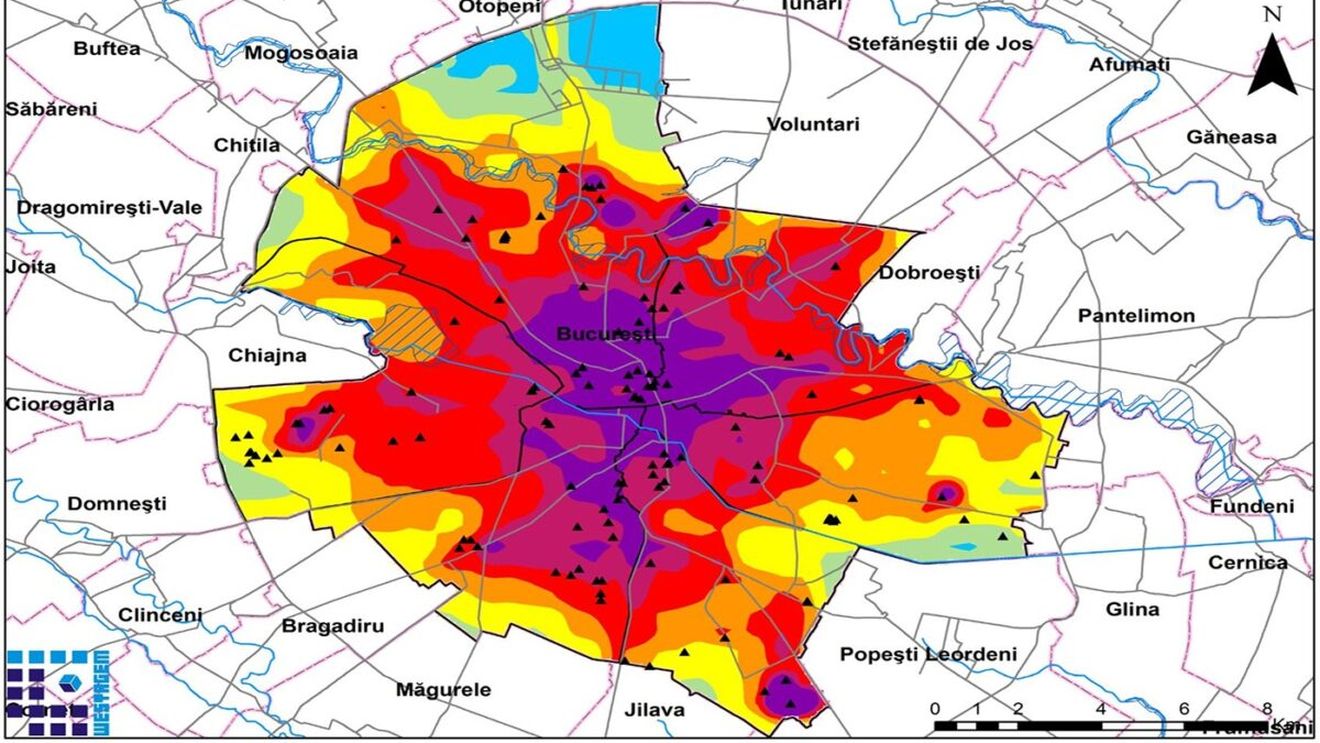 Meteorologii Accuweather, avertisment pentru bucureșteni: "Reduceți timpul petrecut afară"