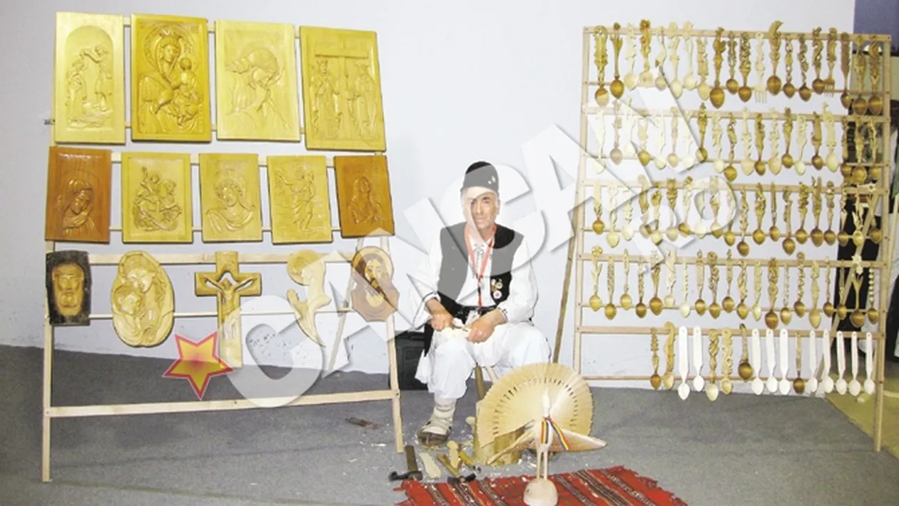 Fiecare sculptura a lui Ion Rodos are propria istorie! Face linguri cu povesti