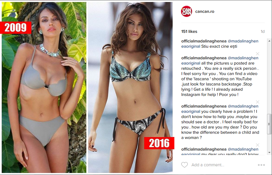 MĂDĂLINA GHENEA şi-a sunat avocaţii: e hărţuită de 4 ani de un super-model?! ”Dumnezeu să te ierte pentru tot răul pe care mi-l faci!”
