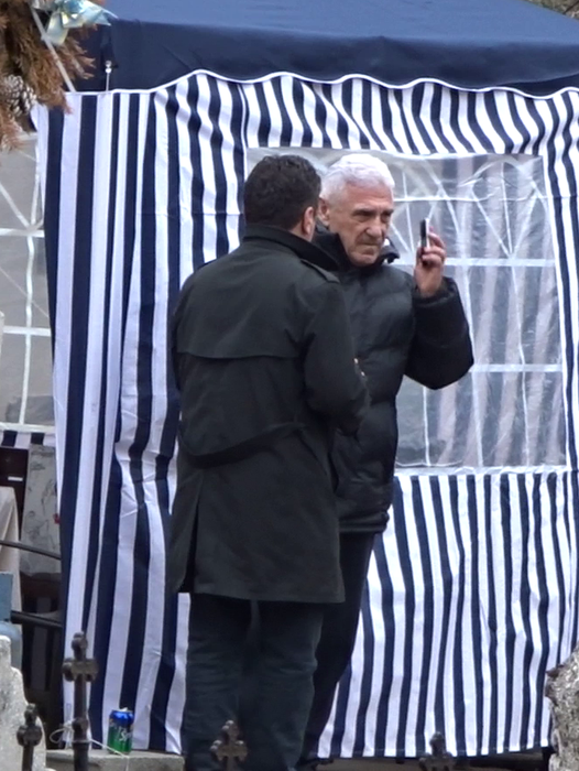 Giovani Becali a mers să îi aducă un ultim omagiu fostului acţionar de la Dinamo