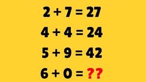 Test de inteligență | Dacă 2+7=27, 4+4=24, 5+9=42, atunci cât este 6+0?