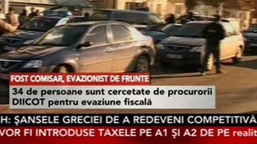 Perchezitii in cinci judete din tara pentru o evaziune fiscala de 20 milioane euro!