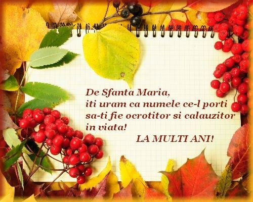 Felicitări Sfânta Maria. Peste 2,2 milioane de români îşi serbează onomastica pe 15 august