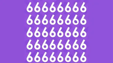 Test de inteligență pentru genii | Găsiți cifra diferită de toate celelalte, în 5 secunde