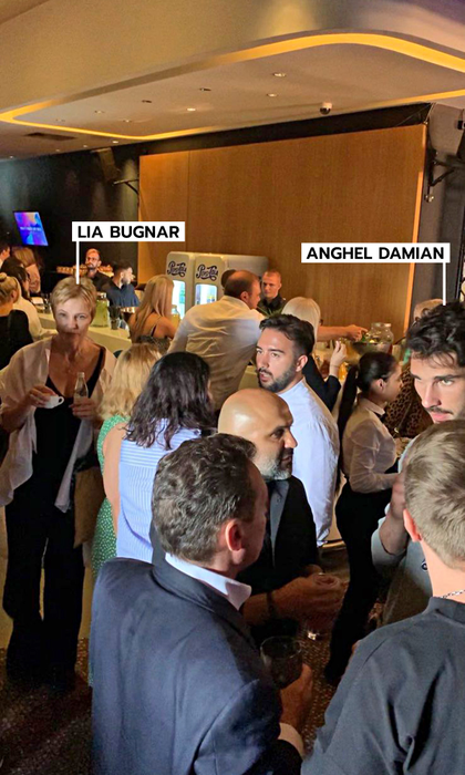 Lia Bugnar l-a urmărit atent pe Anghel Damian